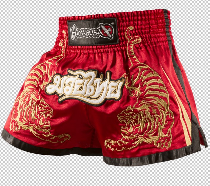 ª -MMA Ͼ λ ο Ÿ ȣ - /-MMA HAYA BUSA new Muay Thai  tiger short--RED